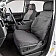Covercraft Seat Cover Polycotton Gray Single - SS3484PCGY