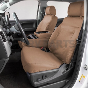 Covercraft Seat Cover Polycotton Tan Single - SS3484PCTN