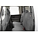 Covercraft Seat Cover Duck Weave fabric Gravel Single - GTD4190CAGY