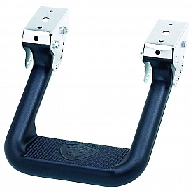 Carr Truck Step Black Matte Textured Powder Coated Aluminum - 109771