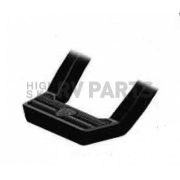 Carr Truck Step Black Powder Coated Aluminum - 119771-1
