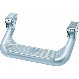 Carr Truck Step Titanium Silver Powder Coated Aluminum - 129774