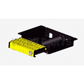 Carr Truck Step Yellow Powder Coated Galvanized Steel - 501037