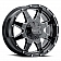 Cragar Wheel 904B Fury I - 20 x 9  Black With Natural Accents - 2022392731