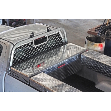 Dee Zee Headache Rack Mesh Aluminum Silver Powder Coated - DZ95050R-5