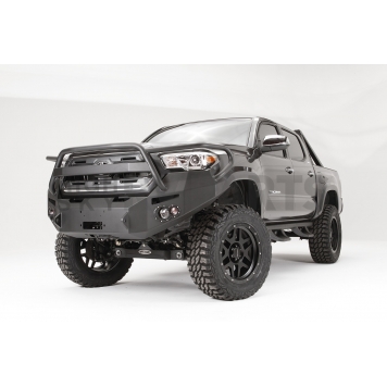 Fab Fours Bumper Premium 1-Piece Design Steel Black - TT16-B3650-1