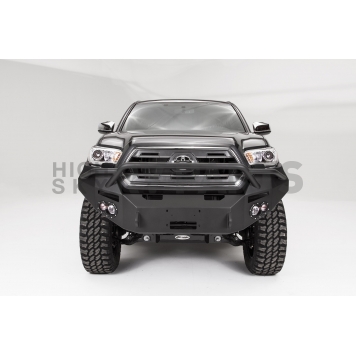 Fab Fours Bumper Premium 1-Piece Design Steel Black - TT16-B3652-1-2