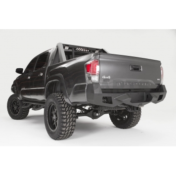 Fab Fours Bumper Vengeance 1-Piece Design Steel Black - TT16-E3651-1-1