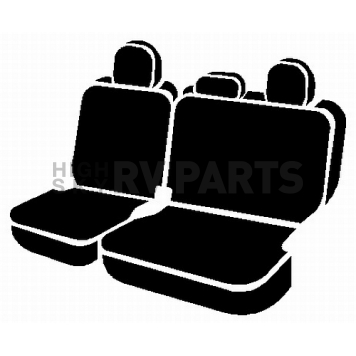 Fia Seat Cover Neoprene One Row - NP92-38 GRAY-2