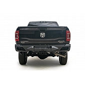 Fab Fours Bumper Vengeance 1-Piece Design Steel Black - DR19-E4451-1