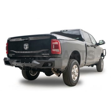 Fab Fours Bumper Vengeance 1-Piece Design Steel Black - DR19-E4451-1-2