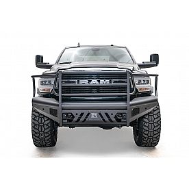 Fab Fours Bumper Premium 1-Piece Design Steel Black - DR19-Q4460-1
