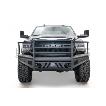 Fab Fours Bumper Premium 1-Piece Design Steel Black - DR19-Q4460-1
