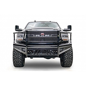Fab Fours Bumper 1-Piece Design Steel Black - DR19-S4460-1