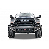 Fab Fours Bumper 1-Piece Design Steel Black - DR19-S4462-1
