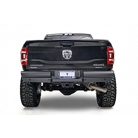 Fab Fours Bumper Premium 1-Piece Design Steel Black - DR19-U4450-1