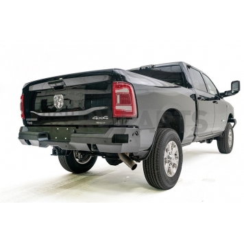 Fab Fours Bumper Premium 1-Piece Design Steel Black - DR19-W4451-1