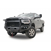 Fab Fours Bumper Vengeance 1-Piece Design Steel Black - DR19-X4450-1