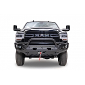 Fab Fours Bumper Vengeance 1-Piece Design Steel Black - DR19-X4452-1