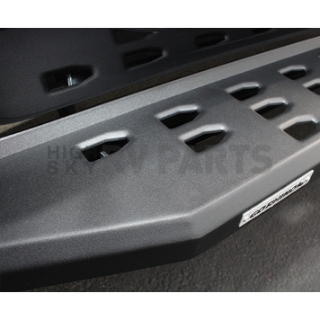 Go Rhino Running Board Black Textured Powder Coated Steel Stationary - 69410687PC-2