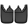 Husky Liner Mud Flap - Black Textured Thermoplastic Olefin Set Of 2 - 57941
