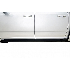 Bushwacker Rocker Panel Guard - Black Flat Matte Thermoplastic Olefin - 14064