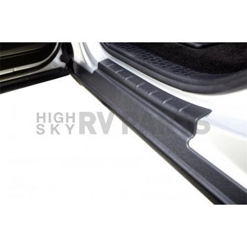 Bushwacker Rocker Panel Guard - Black Flat Matte Thermoplastic Olefin - 14064-2