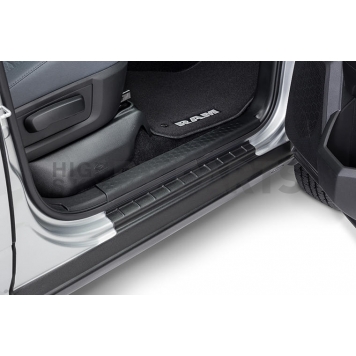 Bushwacker Rocker Panel Guard - Black Flat Matte Thermoplastic Olefin - 14064-3