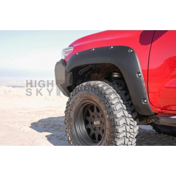 Bushwacker Fender Flare - Black Dura-Flex 2000 ABS Smooth Plastic Matte Set Of 2 - 30047-02-8