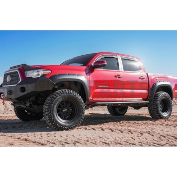 Bushwacker Fender Flare - Black Dura-Flex 2000 ABS Smooth Plastic Matte Set Of 4 - 30922-02-3