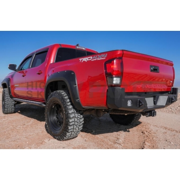 Bushwacker Fender Flare - Black Dura-Flex 2000 ABS Smooth Plastic Matte Set Of 4 - 30922-02-4