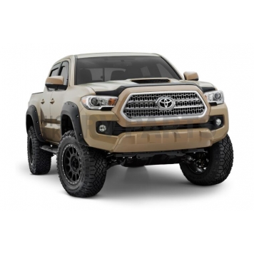 Bushwacker Fender Flare - Black Dura-Flex 2000 ABS Smooth Plastic Matte Set Of 4 - 30922-02-6