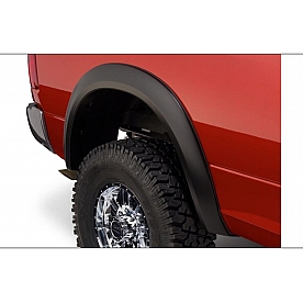 Bushwacker Fender Flare - Black Dura-Flex 2000 ABS Smooth Plastic Matte Set Of 2 - 50036-02