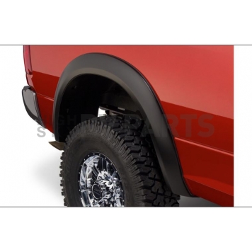 Bushwacker Fender Flare - Black Dura-Flex 2000 ABS Smooth Plastic Matte Set Of 2 - 50036-02