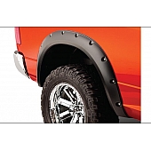 Bushwacker Fender Flare - Black Dura-Flex 2000 ABS Smooth Plastic Matte Set Of 2 - 50038-02