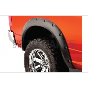 Bushwacker Fender Flare - Black Dura-Flex 2000 ABS Smooth Plastic Matte Set Of 2 - 50038-02