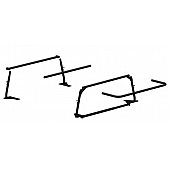 KargoMaster Ladder Rack - Pick-Up Rack 4 Bars Steel - 01110