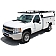 KargoMaster Ladder Rack Side Rail Steel Black - 06010