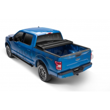 Lund International Tonneau Cover Hard Folding Black Vinyl Over Aluminum Panels - 969259-9