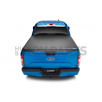 Lund International Tonneau Cover Hard Folding Black Vinyl Over Aluminum Panels - 969259-10