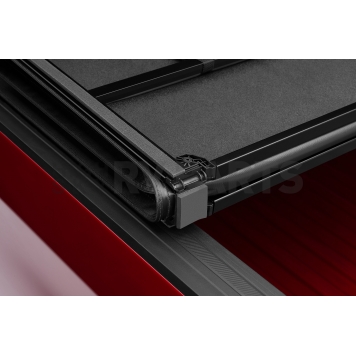Lund International Tonneau Cover Hard Folding Black Vinyl Over Aluminum Panels - 969259-2