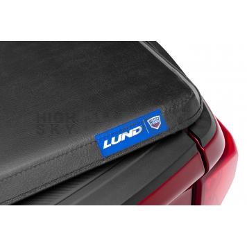 Lund International Tonneau Cover Hard Folding Black Vinyl Over Aluminum Panels - 969259-6