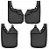 Husky Liner Mud Flap - Black Matte Thermoplastic Set Of 4 - 56946