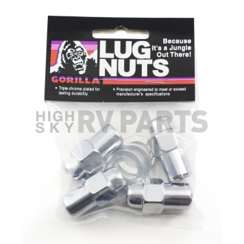 Gorilla Lug Nut 12x1.5 Chrome Plated Pack Of 4 - 73137B