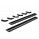 N-Fab Running Board Black Powder Coated Aluminum Stationary - GFD20CC-TX