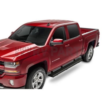 N-Fab Running Board Black Powder Coated Aluminum Stationary - GFD20CC-TX-2