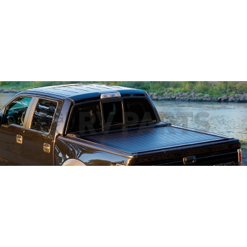 Pace Edwards Tonneau Cover Hard Manual Retractable Black Aluminum - SWD7833