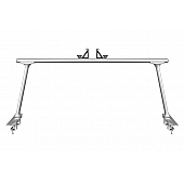 TracRac Ladder Rack 800 Pound Capacity Aluminum Silver Powder Coated - 27000XT
