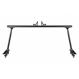 TracRac Ladder Rack 800 Pound Capacity Aluminum Black Powder Coated - 27000XTB