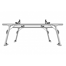 TracRac Ladder Rack 1250 Pound Capacity Aluminum Silver Powder Coated - 43003XT